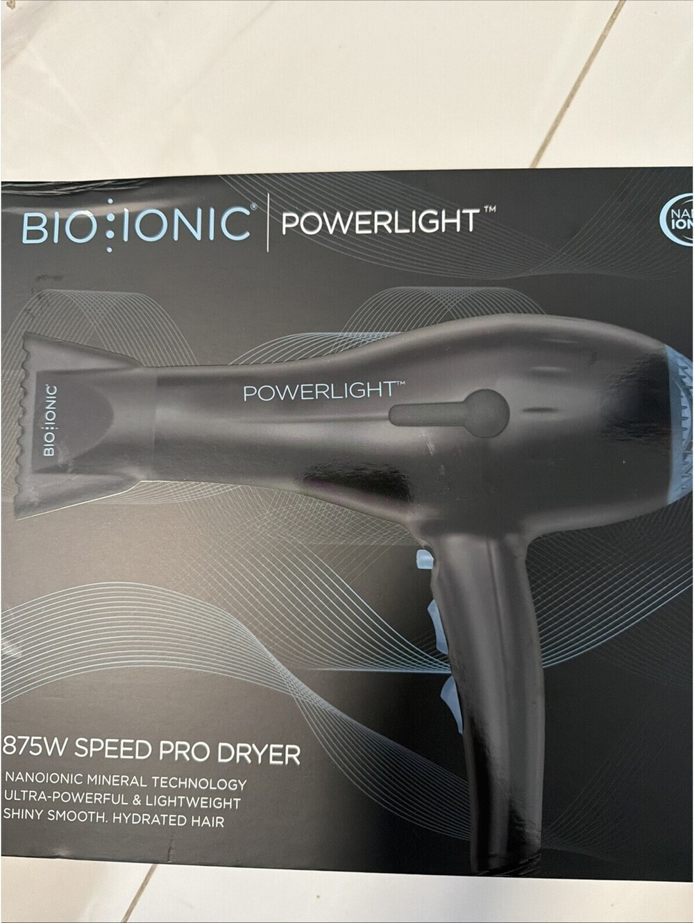 Bio Ionic Powerlight Pro-Dryer - Black